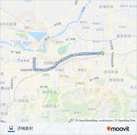 K57路 bus Line Map