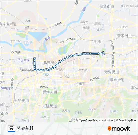 K57路 Bus Line Map