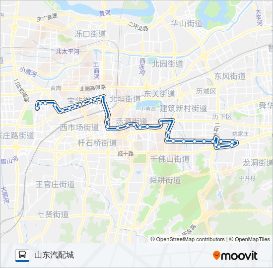 公交K59路的线路图