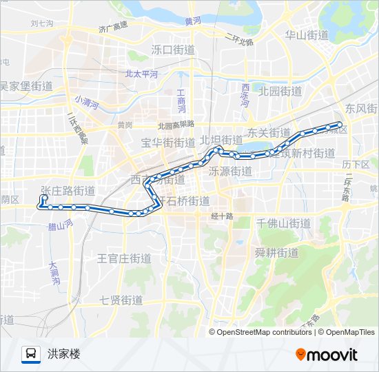 K98路 bus Line Map