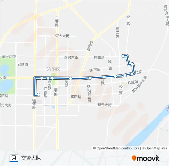 济阳2路 Bus Line Map