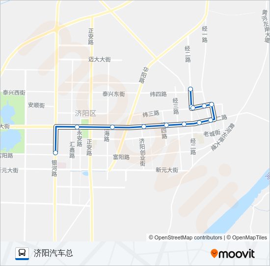 济阳2路 Bus Line Map