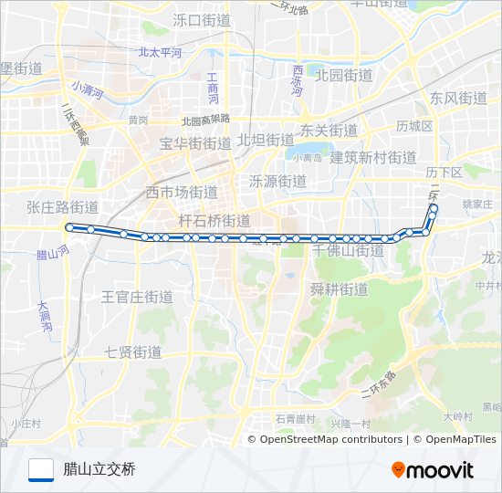 K117路 bus Line Map