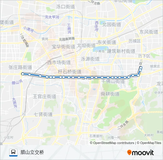 K117路 Bus Line Map