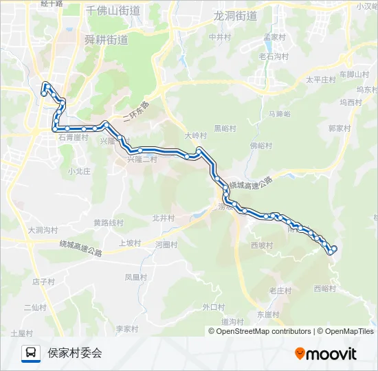 K121路 Bus Line Map