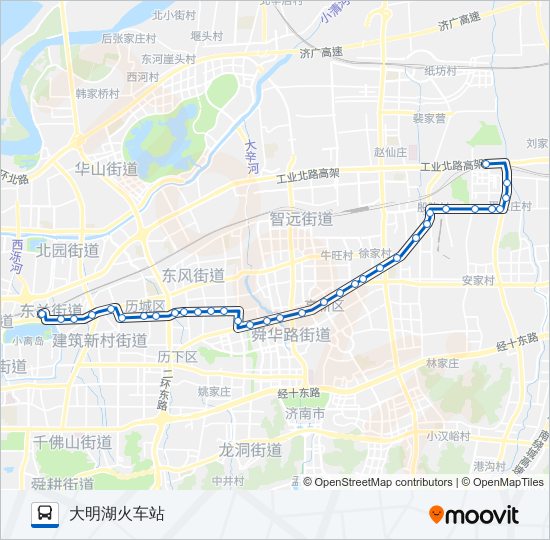 K122路 bus Line Map