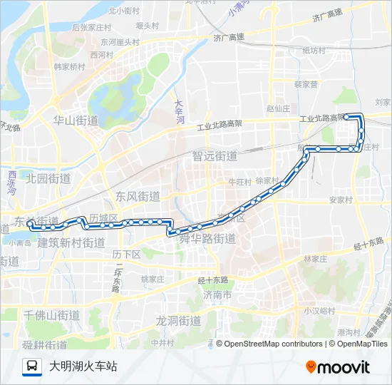 K122路 Bus Line Map
