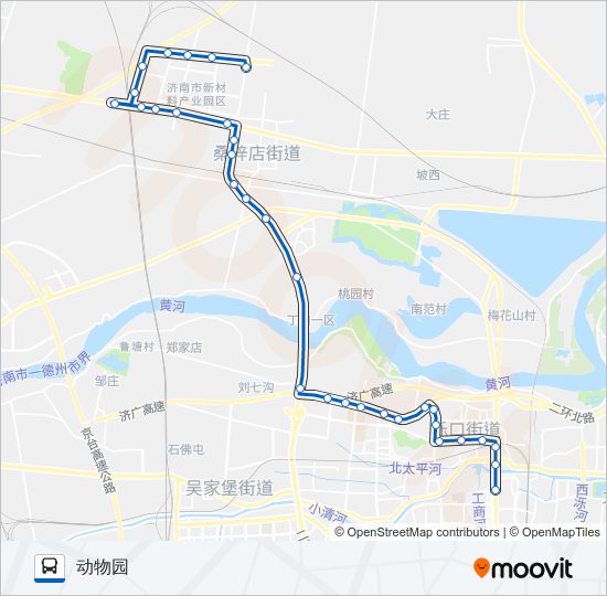 公交K143路的线路图