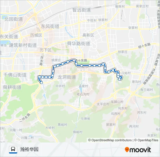 K145路 Bus Line Map
