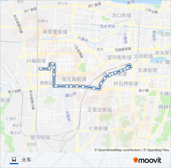 K156路 bus Line Map
