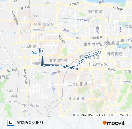 K156路 Bus Line Map