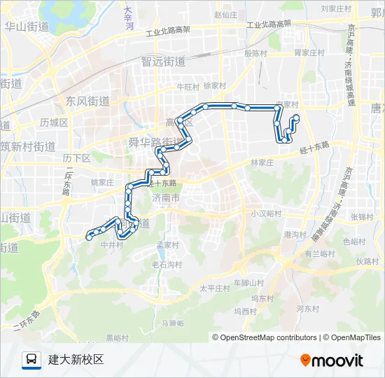 K161路 Bus Line Map