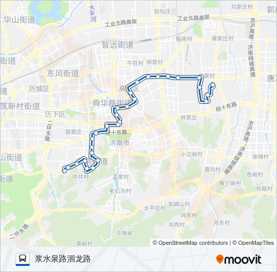 K161路 Bus Line Map