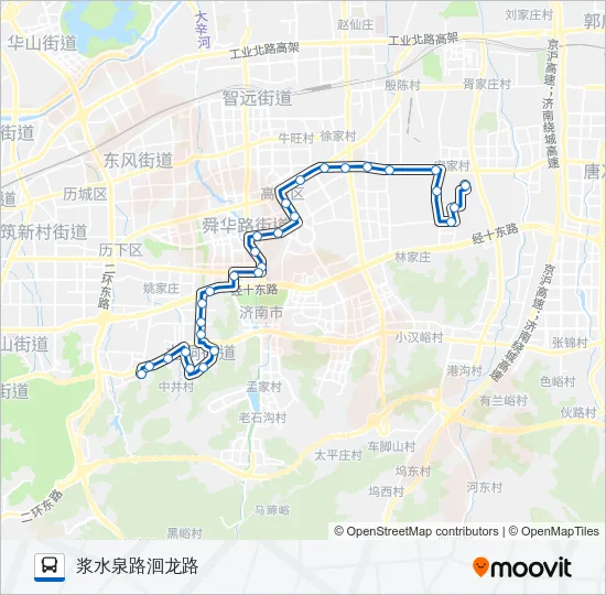 K161路 Bus Line Map
