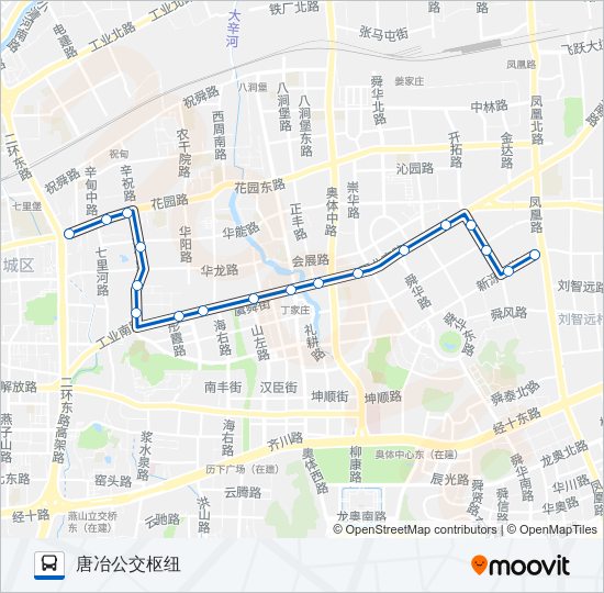 K163路 bus Line Map