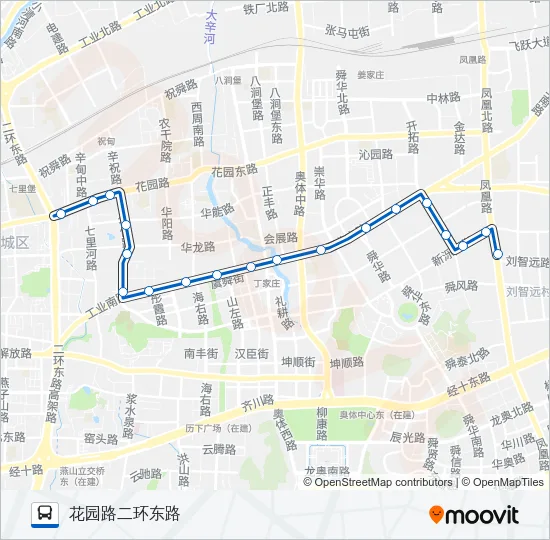 K163路 Bus Line Map