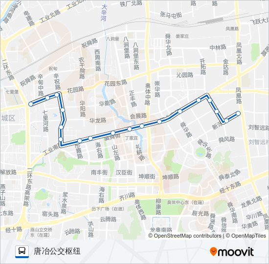 公交k163路的線路圖