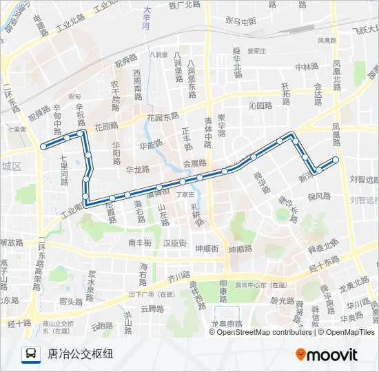 K163路 Bus Line Map