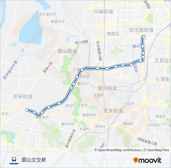 K172路 Bus Line Map