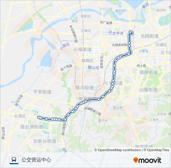 K302路 bus Line Map