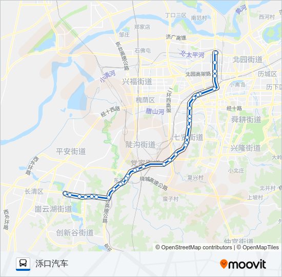 K302路 Bus Line Map