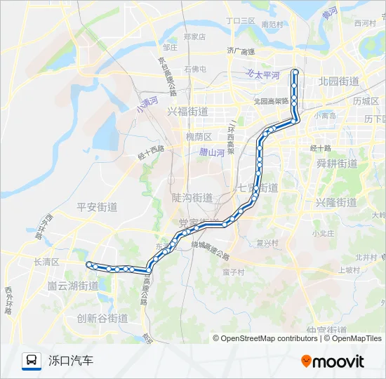 K302路 Bus Line Map