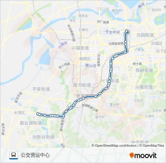 K302路 Bus Line Map