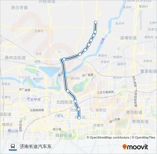 K905路 Bus Line Map