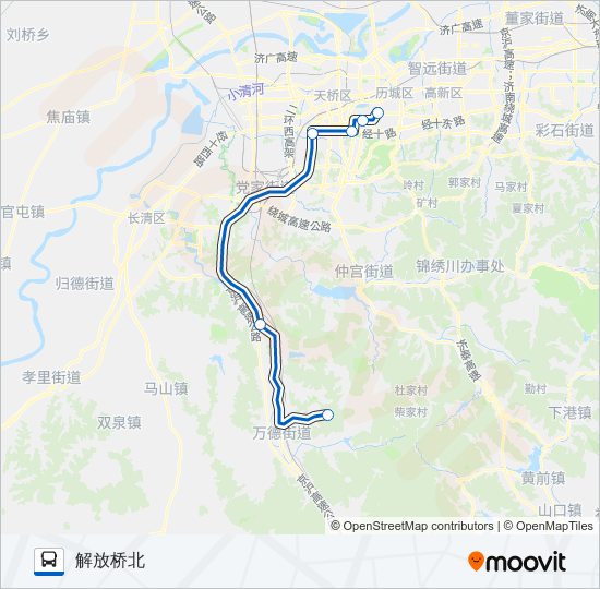 游707路 bus Line Map
