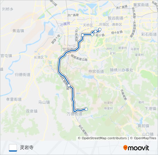 游707路 bus Line Map