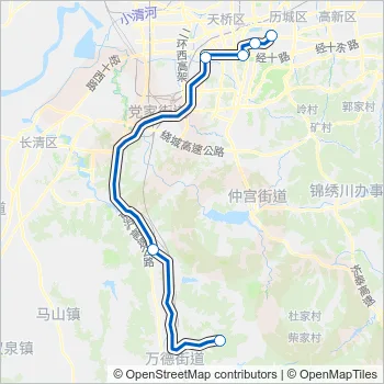 游707路 Bus Line Map