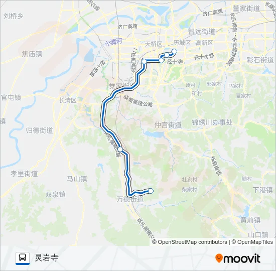 游707路 Bus Line Map