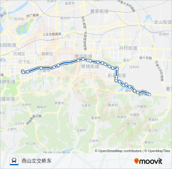 303路支线 Bus Line Map