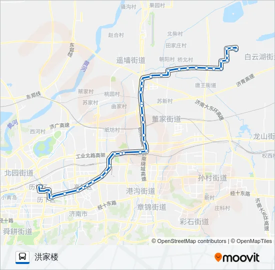 318路支线 Bus Line Map