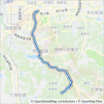 88路支线3 Bus Line Map