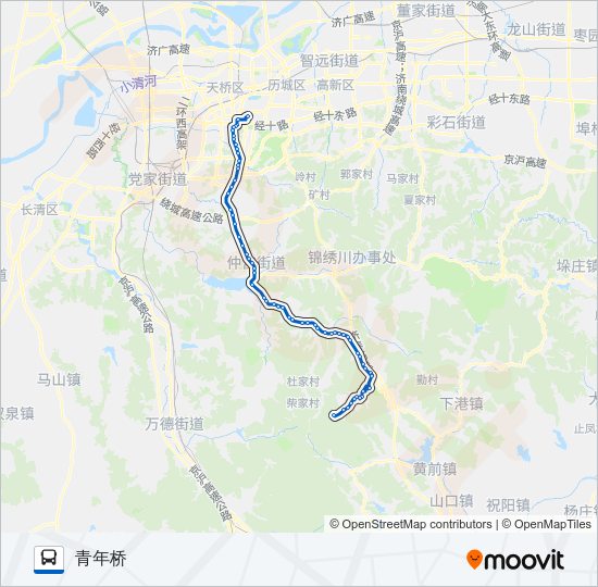 88路支线3 Bus Line Map