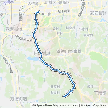 88路支线3 Bus Line Map