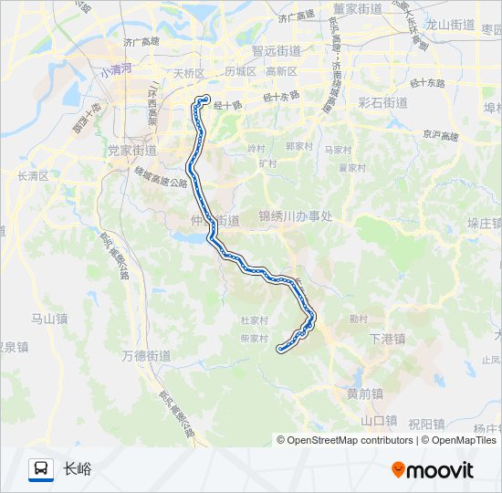 88路支线3 Bus Line Map