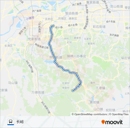公交88支线3路的线路图