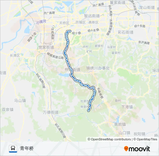 88路支线5 Bus Line Map