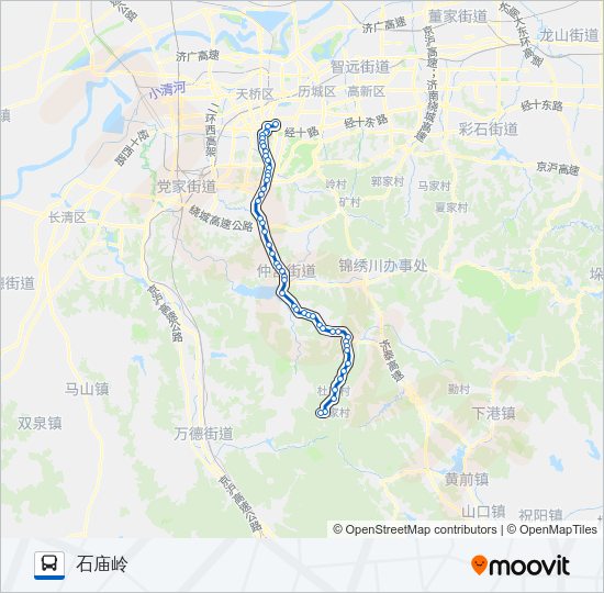 88路支线6 Bus Line Map