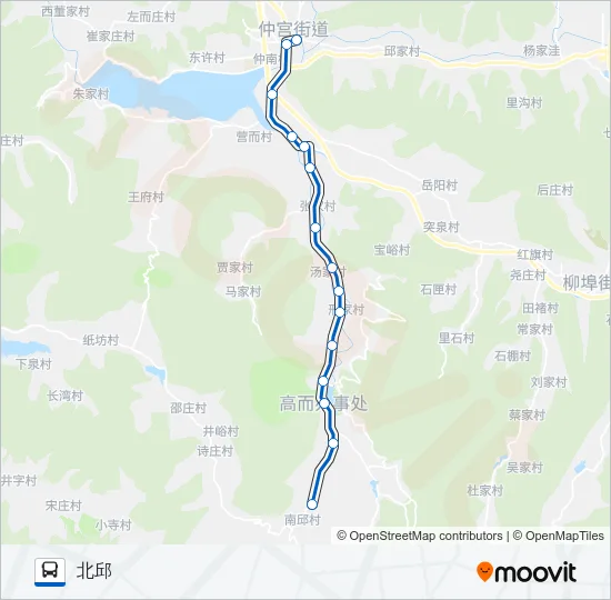 公交88支线7路的线路图