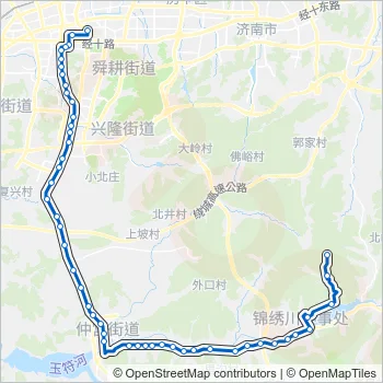 88路支线9 Bus Line Map