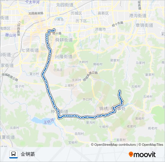 公交88支线9路的线路图