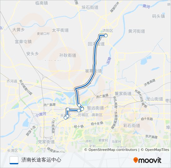K901路快 bus Line Map