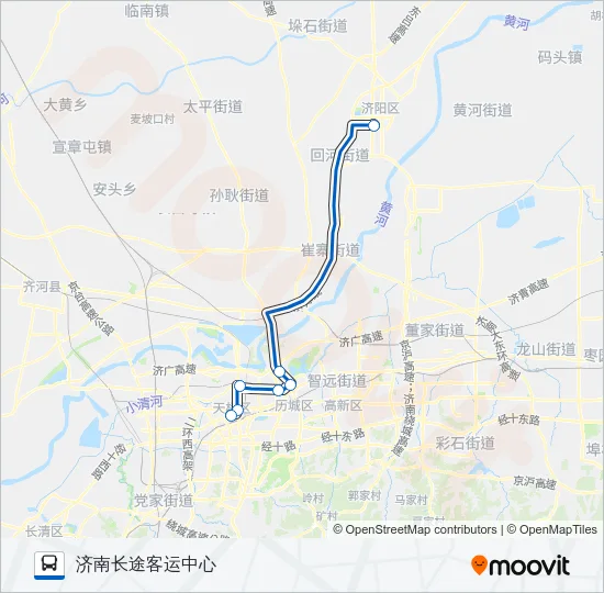 K901路快 Bus Line Map