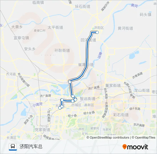 K901路快 Bus Line Map