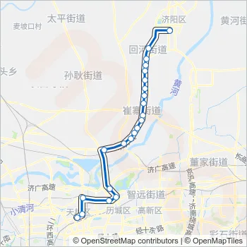 K901路慢 Bus Line Map