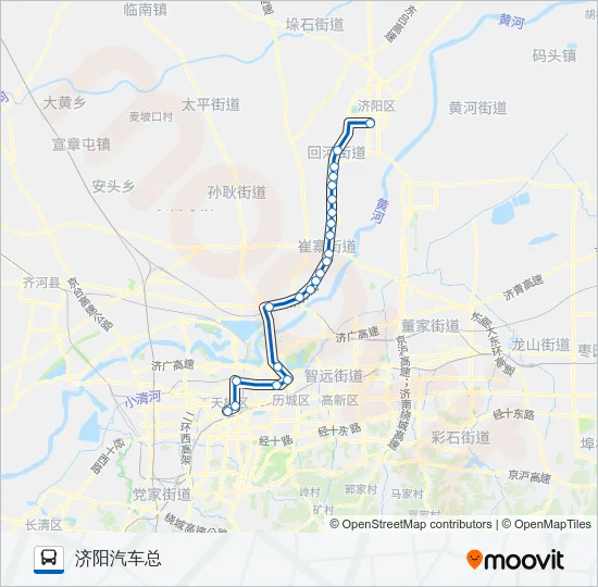 K901路慢 Bus Line Map