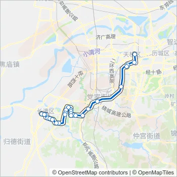济长巴士2路 Bus Line Map